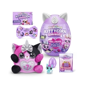 Мягкая игрушка-сюрприз Rainbocorns-B Kittycorn Surprise (9279B) - Pampik