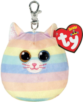 Мягкая игрушка TY Squish-A-Boos Кошка Heather, 12 см (39561) - Pampik