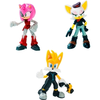 Набір ігрових фігурок Sonic Prime - Ребел Руж, Тейлз, Рості Роуз, 6,5 см (SON2020C) - Pampik