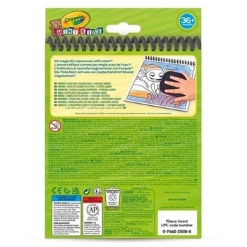 Розмальовка багаторазова Crayola Mini Kids Динозаври, 16 стор. (81-1499-2) - Pampik - 4