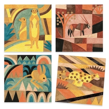 Художественный комплект для рисования Djeco Пустыня (DJ09373) - Pampik - 6