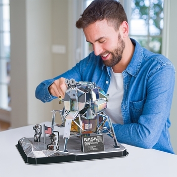 Пазл 3D CubicFun NASA Лунный модуль Орел миссии Аполлон-11, 93 детали (DS1058h) - Pampik - 3