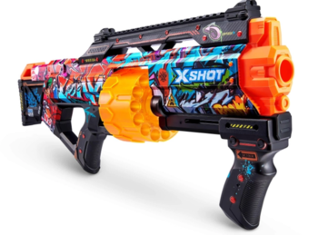 Скорострільний бластер Zuru X-Shot Skins Last Stand Graffiti, 16 патронів (36518B) - Pampik - 5