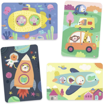 Художественный комплект Djeco для рисования водой "В море, в небе, на земле" (DJ09074) - Pampik - 2