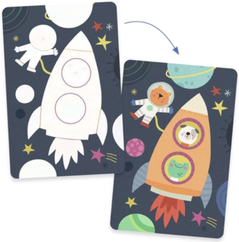 Художественный комплект Djeco для рисования водой "В море, в небе, на земле" (DJ09074) - Pampik - 5