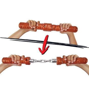 Набір іграшкової зброї TMNT Мovie III - Нунчакі Мікеланджело (83523) - Pampik - 2