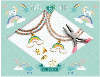 Набор для изготовления браслетов дружбы Djeco Радуга Кумихимо (DJ00014) - Pampik