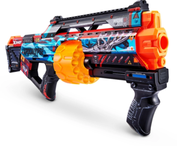 Скорострільний бластер Zuru X-SHOT Skins Last Stand Faze (16 патронів) (36518H) - Pampik - 2