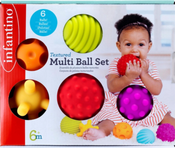 Набір розвиваючих текстурних м'ячиків Infantino Малишки текстурики (5209) - Pampik