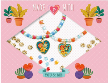 Набор для изготовления браслетов дружбы Djeco Сердца (DJ00010) - Pampik