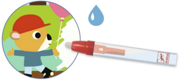 Художній комплект Djeco для малювання водою "В парку" (DJ09075) - Pampik - 4