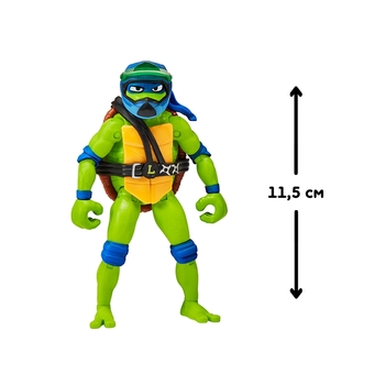 Боевой транспорт с фигуркой TMNT Мovie III - Леонардо На Мотоцикле (83431) - Pampik - 5