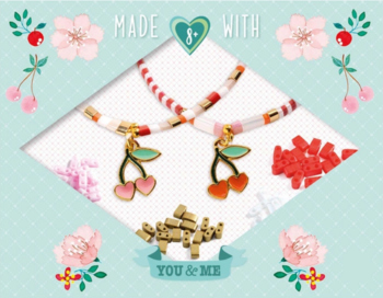 Набор для изготовления браслетов дружбы Djeco Вишни (DJ00017) - Pampik