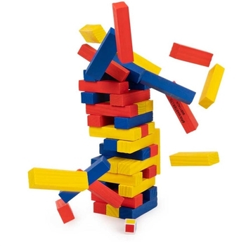 Настільна гра Spin Master Дженга з кольоровими брусочками (SM98365/6065320) - Pampik - 5