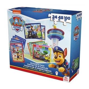 Набор пазлов 12 в 1 Spin Master Щенячий патруль (SM98343/6066856) - Pampik - 4
