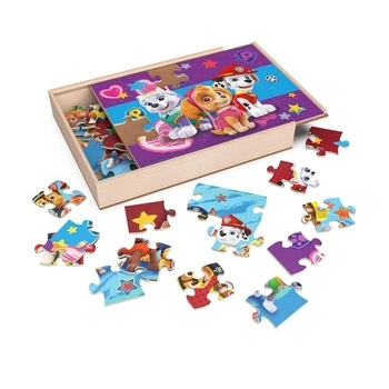 Пазл дерев'яний 3 в 1 Spin Master Щенячий патруль, 72 елементи (SM98297/6066794) - Pampik - 2