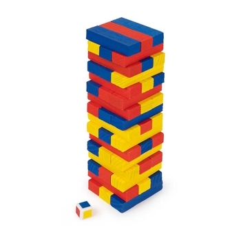 Настільна гра Spin Master Дженга з кольоровими брусочками (SM98365/6065320) - Pampik - 4