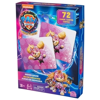 Настольная игра: мемори Spin Master Щенячий патруль в кино 2, 72 карты (SM98273/6067937) - Pampik