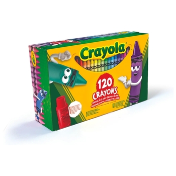 Набір Crayola воскової крейди, 120 шт. зі стругачкою - Pampik