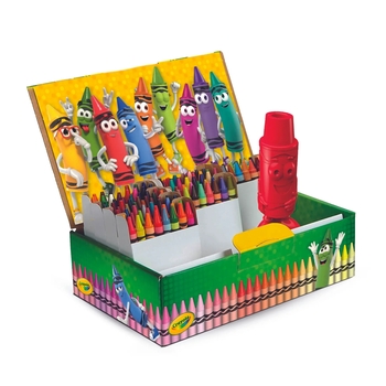 Набір Crayola воскової крейди, 120 шт. зі стругачкою - Pampik - 5