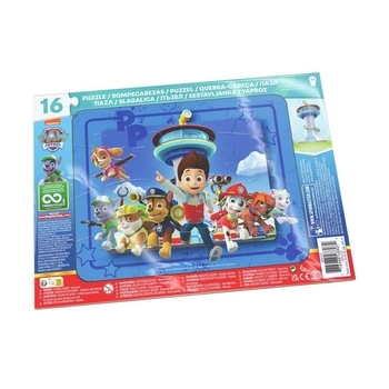 Пазл Spin Master Щенячий патруль - Райдер та команда цуценят, 16 елементів (SM98392/6067579-1) - Pampik