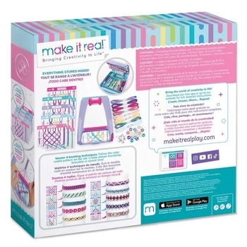 Набір для створення браслетів зі станком Make it Real Найкращі друзі (MR1457) - Pampik - 7