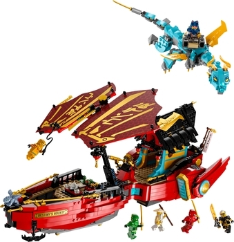 Конструктор LEGO NINJAGO Дарунок долі - перегони з часом, 1739 деталей (71797) - Pampik - 5