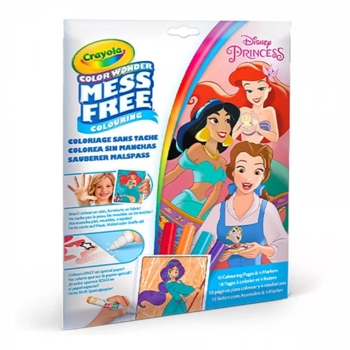 Розмальовка Crayola Color Wonder Disney Princess, 18 стор. (75-2813) - Pampik