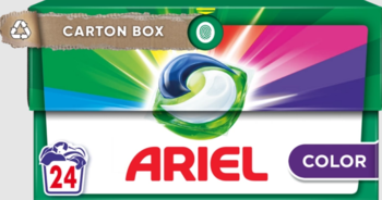 Стиральные капсулы Ariel Pods All-in-1 Color Чистота и Свежесть, 24 шт. х 23.8 г - Pampik