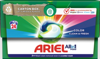 Стиральные капсулы Ariel Pods All-in-1 Color Чистота и Свежесть, 24 шт. х 23.8 г - Pampik - 2