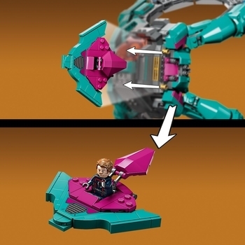 Конструктор LEGO Marvel Новий зореліт Вартових Галактики, 1108 деталей (76255) - Pampik - 7