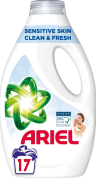Гель для стирки Ariel Чистота и Свежесть, для чувствительной кожи, 850 мл - Pampik