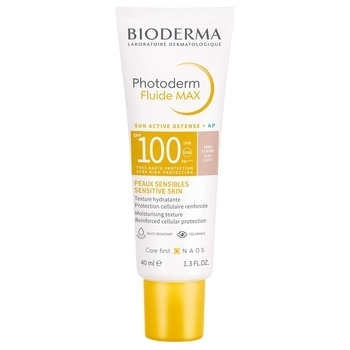 Сонцезахисний тональний флюїд Bioderma Photoderm Max SPF100, 40 мл - Pampik
