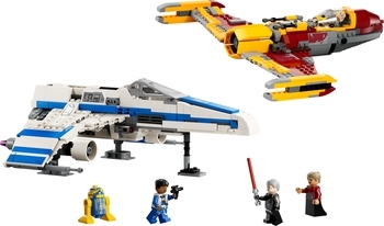 Конструктор LEGO Star Wars™ Винищувач Нової Республіки "E-Wing" проти Зоряного винищувача Шин Хаті, 1056 деталей (75364) - Pampik - 2