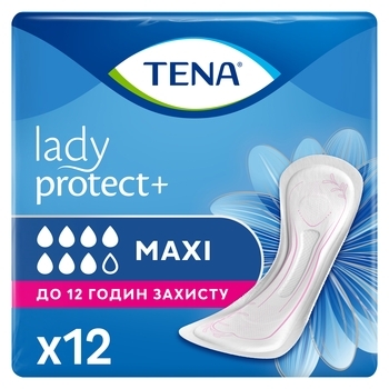 Урологічні прокладки Tena Lady Protect Maxi, 12 шт. - Pampik