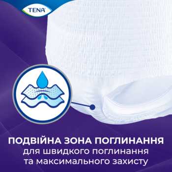 Труси-підгузки для дорослих Tena Pants Plus Night Extra Large, 10 шт - Pampik - 4