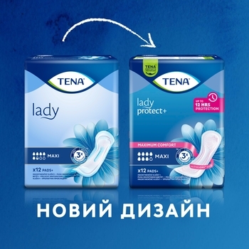 Урологічні прокладки Tena Lady Protect Maxi, 12 шт. - Pampik - 3