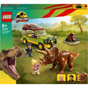 Конструктор LEGO Jurassic World Дослідження трицератопсів, 281 деталь (76959) - Pampik