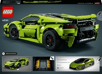 Конструктор LEGO Technic Lamborghini Huracán Tecnica, 806 деталей (42161) - Pampik - 9