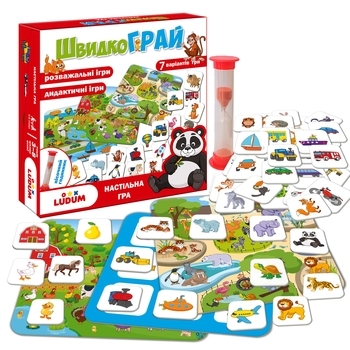 Игра настольная Ludum "ШвидкоГрай" (LD1049-57) - Pampik - 2
