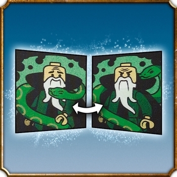 Конструктор LEGO Harry Potter Прапор гуртожитку Слизерин, 349 деталей (76410) - Pampik - 6