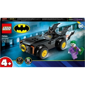 Конструктор LEGO DC Batman DC Batman Погоня на Бетмобілі: Бетмен проти Джокера, 54 деталі (76264) - Pampik