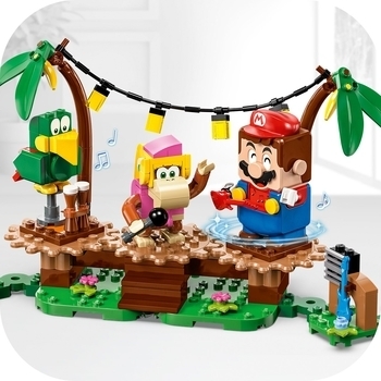 Конструктор LEGO Super Mario Імпровізація в джунглях Діксі Конґ. Додатковий набір, 174 деталі (71421) - Pampik - 3