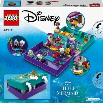 Конструктор LEGO Disney Princess Книга пригод русалоньки, 134 деталі (43213) - Pampik - 10