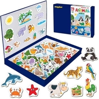 Набір магнітів Magdum Magnetic game "Світ тварин" (ML4032-05 EN) - Pampik