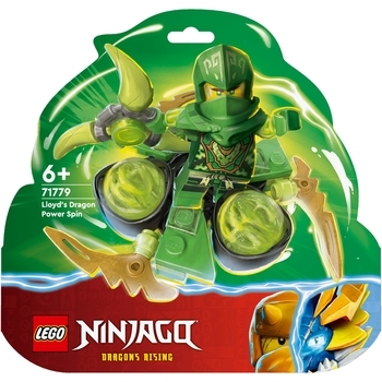 Конструктор LEGO NINJAGO Суперсила дракона Ллойда обертання спін-джитсу, 56 деталей (71779) - Pampik
