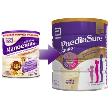 Суха молочна суміш Paediasure Shake Ваніль, 850 г - Pampik - 4