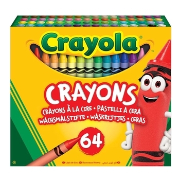 Набір воскової крейди Crayola Crayons, 64 шт. (52-6448) - Pampik - 2