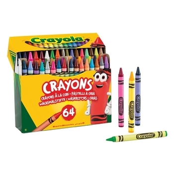 Набір воскової крейди Crayola Crayons, 64 шт. (52-6448) - Pampik - 3