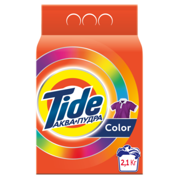 Подарок. Стиральный порошок Tide Аква-Пудра Color, автомат, 2,1 кг + Кондиционер для белья Lenor Для чувствительной кожи, 850 мл - Pampik - 2